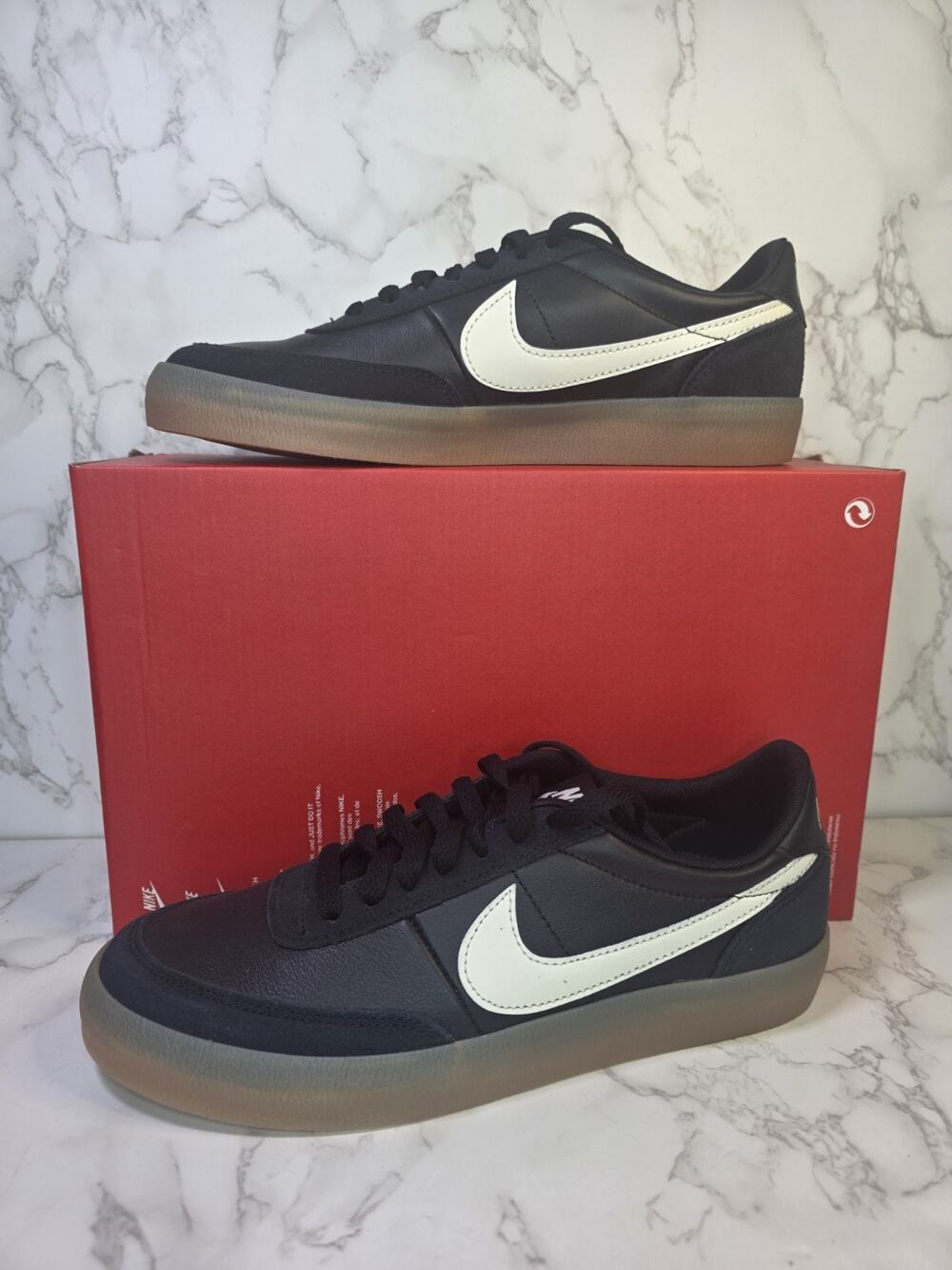 NIKE Killshot 2 Leather 432997-070 Black Gum MEN'S SIZE 8 New Shos